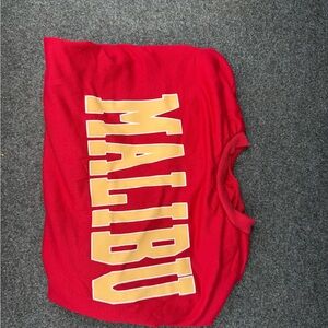Red Malibu Graphic Sweatshirt